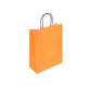 Medium Orange Twist Handle Bag (24x11x31cm)
