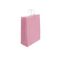 Medium Pink Twist Handle Bag (24x11x31cm)