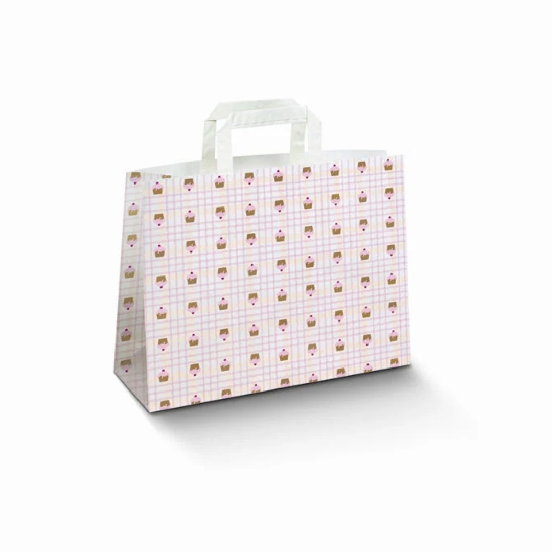 Muffin Patisserie Paper Takeaway Bags_ 317x218x245mm