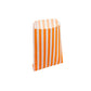 Orange Candy Stripe Counter Bags 13x18cm (1000 per pack)