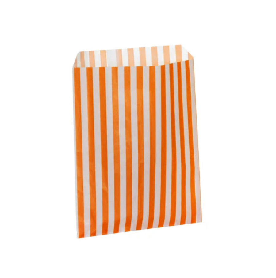 Orange Candy Stripe Counter Bags 18x23cm (1000 per pack)