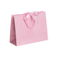 Pink Landscape Paper Recycled Carrier Bag with Ribbon 420x120x320mm