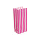 Pink Stripe Pick 'n' Mix Bag 10x7x24cm (1000 per pack)