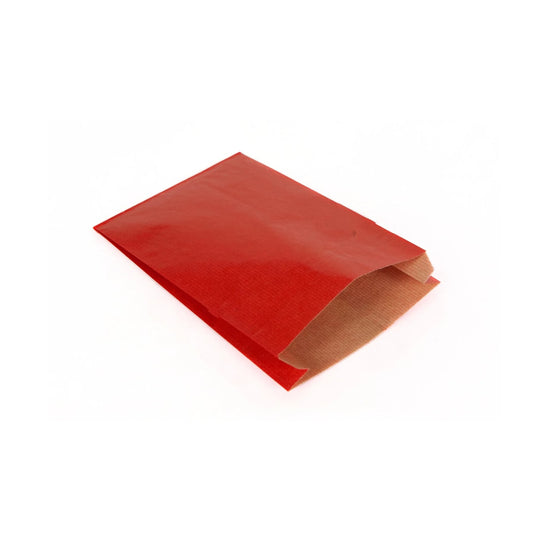 Small Red Counter Bags 150x40x210mm (100 per pack)
