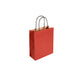 Small Red Twist Handle Bag (19x8x21cm)