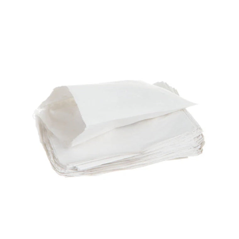 White Kraft Sulphite Counter Bags 6"x6" (1000 per pack)
