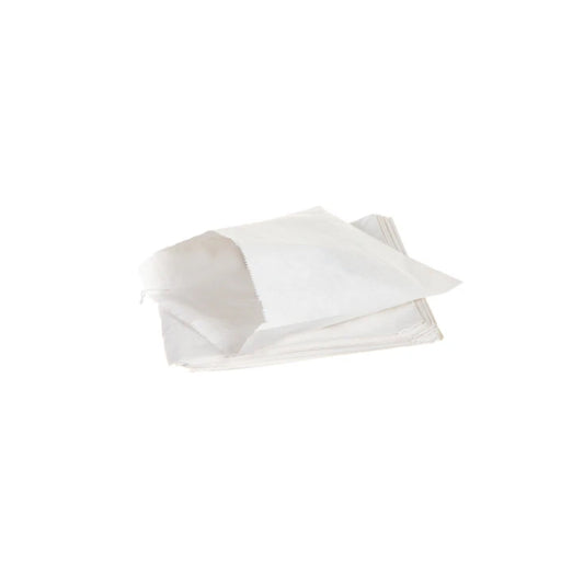 White Kraft Sulphite Counter Bags 8"x8" (1000 per pack)