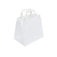 White Patisserie Flat Handle Takeaway Bags (260x175x245mm)
