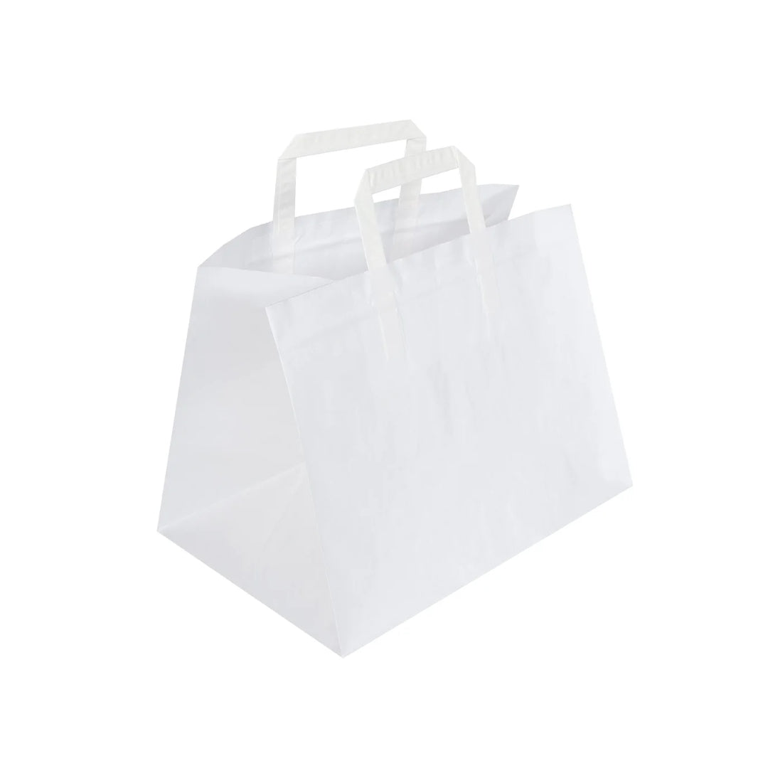 White Patisserie Paper Takeaway Bags 317x218x245mm
