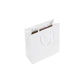 White Recycled Carrier with Rope Handles 19x8x21cm