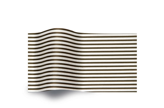 Black & White Pinstripe SatinWrap® Luxury Tissue Paper