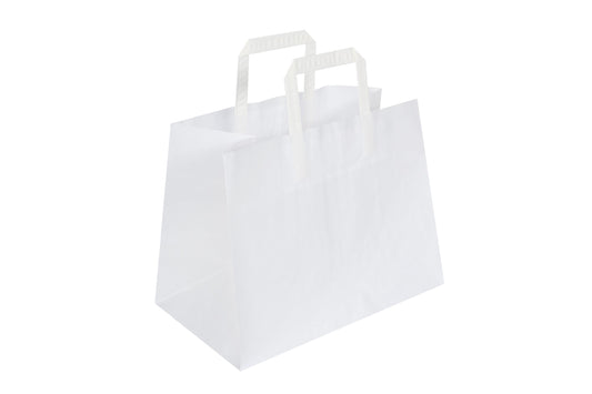 White Patisserie Paper Takeaway Bag