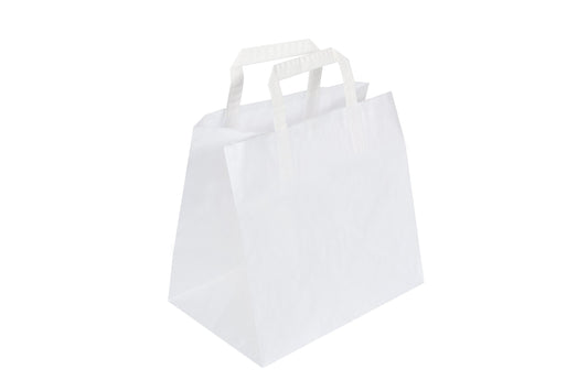 White Patisserie Paper Takeaway Bag