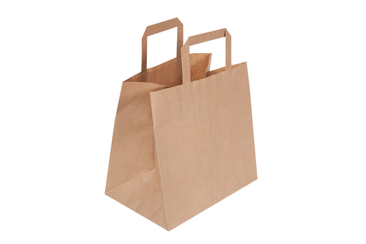 Brown Patisserie Paper Takeaway Bag