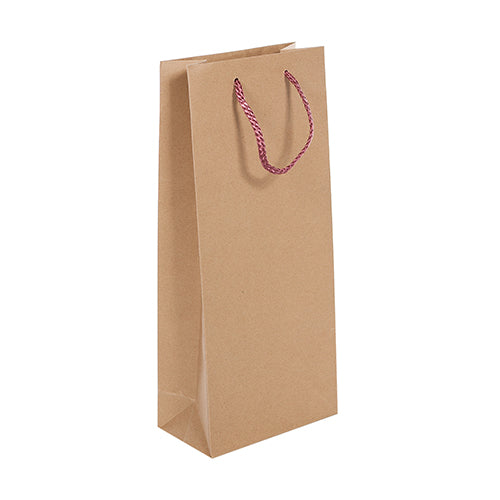 Luxury Mulberry Rope Handled Recycled Wine Bag 160x80x360mm