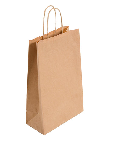 Small Light Blue Gift Bag (19x8x21cm) – Big Brown Carrier Bag