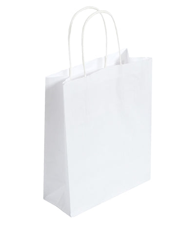 Small White Kraft Gift Bag (19x8x21cm)