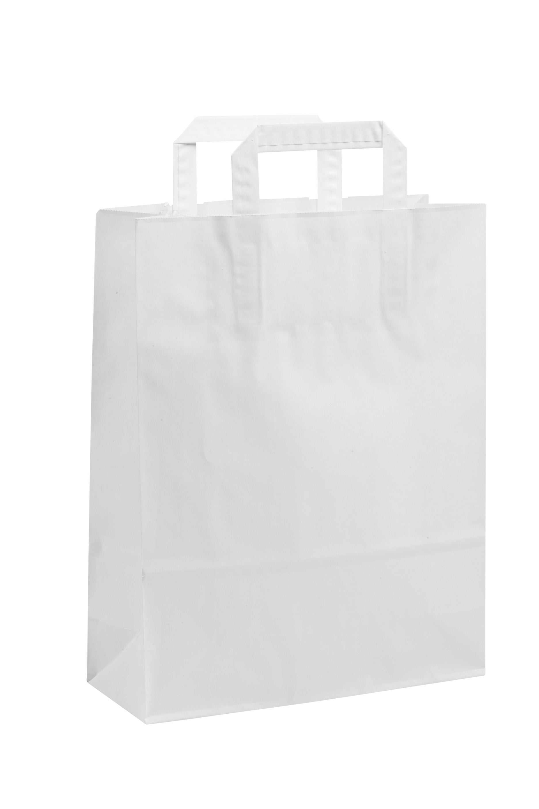 Large white paper bags on sale