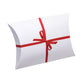 White Pillow Box with Red Bow Design (310x90x350mm)