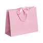 Pink Landscape Paper Recycled Carrier Bag with Ribbon 320x120x250mm