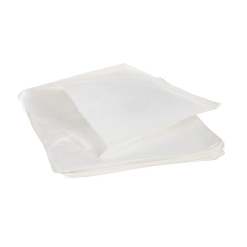 White Kraft Sulphite Counter Bags 12x12"