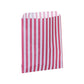 Red Candy Stripe Counter Bags 18x23cm