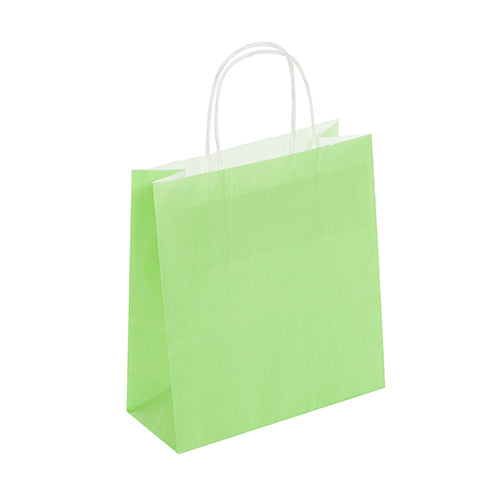 Small Lime Green Gift Bag (19x8x21cm)