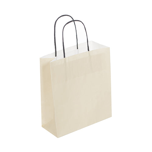 Small Cream Gift Bag (19x8x21cm)