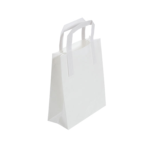 Small White Takeaway Bag