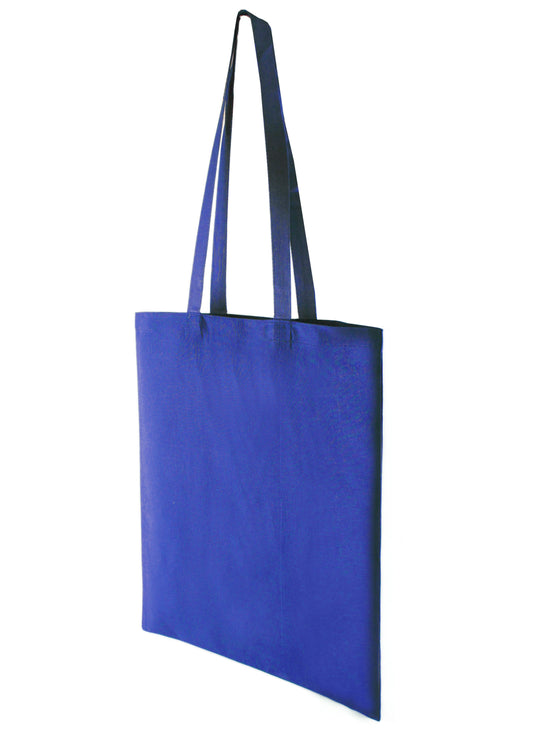 Blue Coloured Cotton Bags for Life