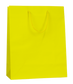 Large Yellow Matt Laminated Carrier Bag 22x10x27cm
