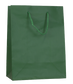 Medium Green Matt Laminated Carrier Bag 18x10x23cm