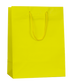 Medium Yellow Matt Laminated Carrier Bag 18x10x23cm
