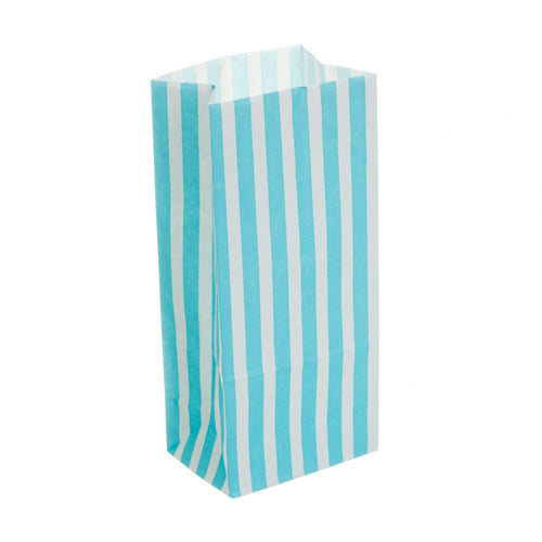 Aqua Stripe Pick 'n' Mix Bag 10x7x24cm