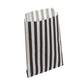 Black Candy Stripe Counter Bags 13x18cm 