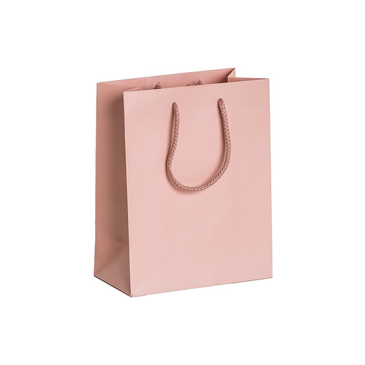 Medium Rose Blush Carrier Bags 18x10x23cm